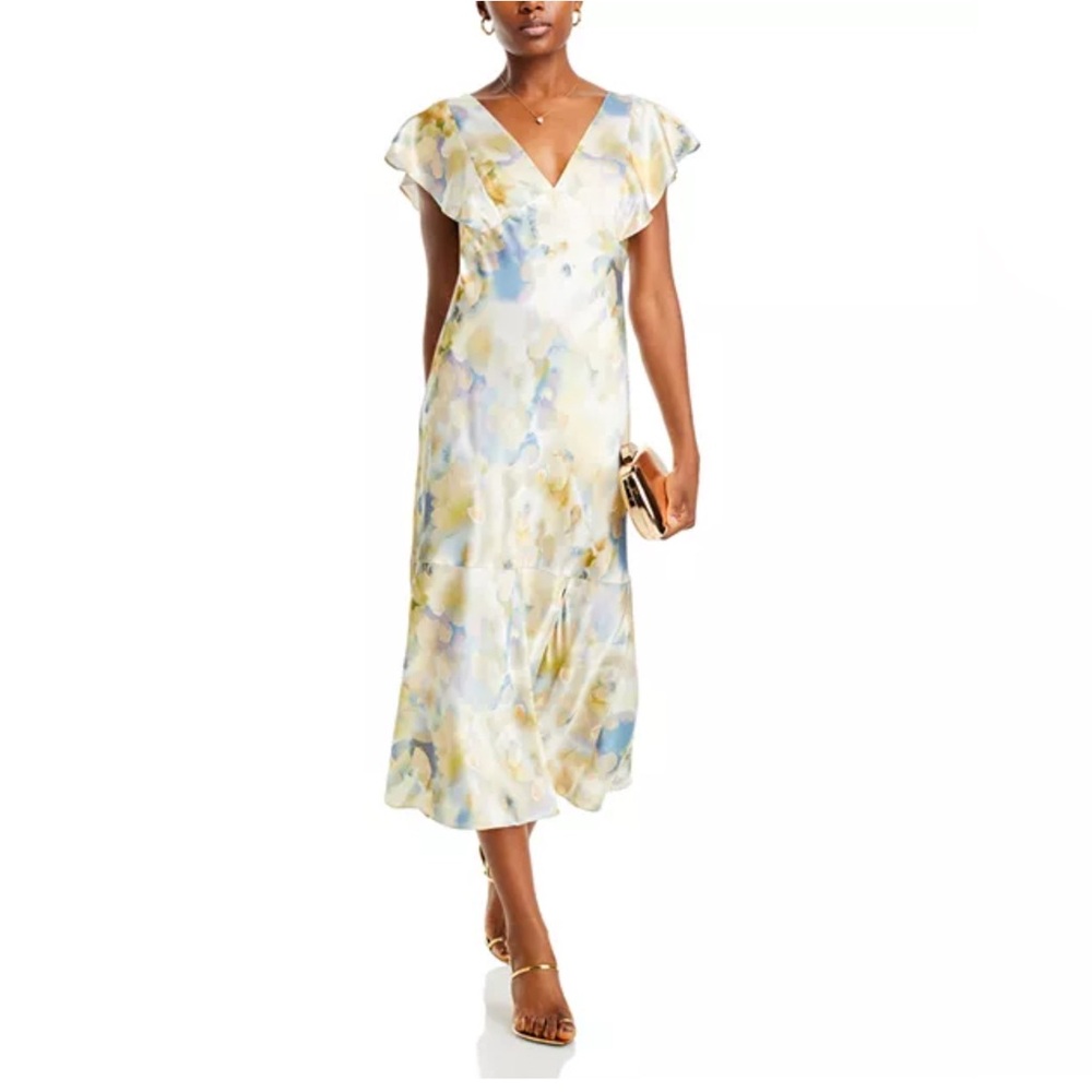 Rails Dina Satin Midi Dress